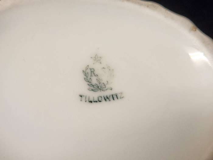 Vintage R S Tillowitz Silesia Creamer and Sugar Bowl