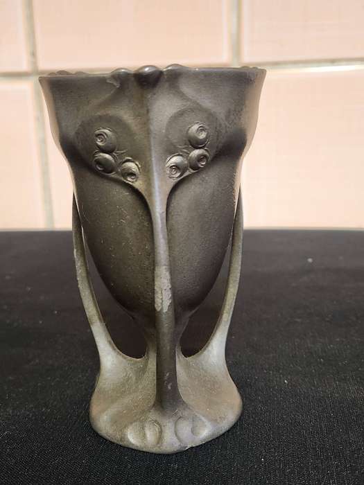 Antique Art Nouveau Kayserzinn Pewter Chalice