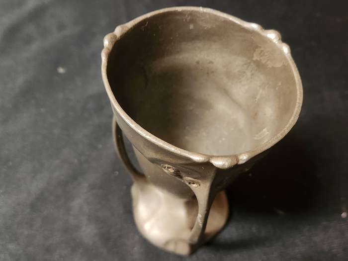 Antique Art Nouveau Kayserzinn Pewter Chalice