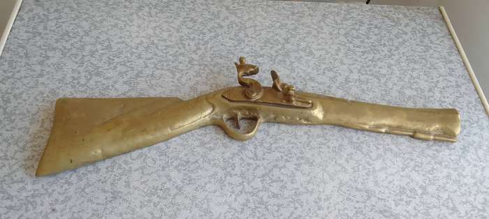 Brass  Flintlock Blunderbuss Wall Mount