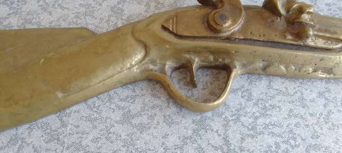 Brass  Flintlock Blunderbuss Wall Mount