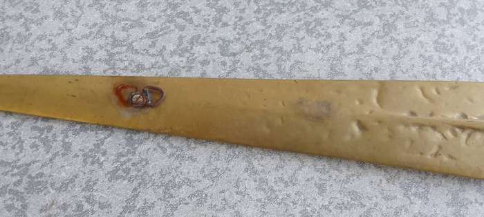 Solid Brass Halberd Spear Axe Hook Wall Mount