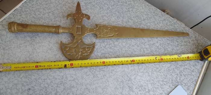 Solid Halberd Spear Axe Hook Wall Mount