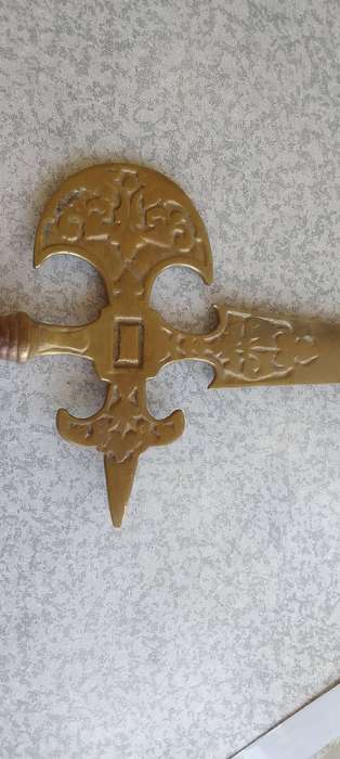 Solid Halberd Spear Axe Hook Wall Mount