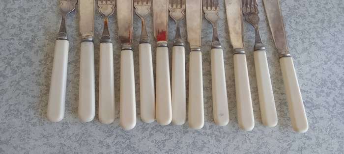 Silver Plated Fish Cutlery Set