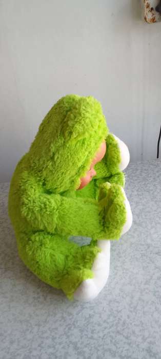 Soft Frog Toy with Face