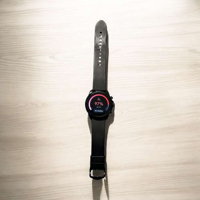 FOSSIL GEN 6 SMARTWATCH BLACK SILICONE DW13F2