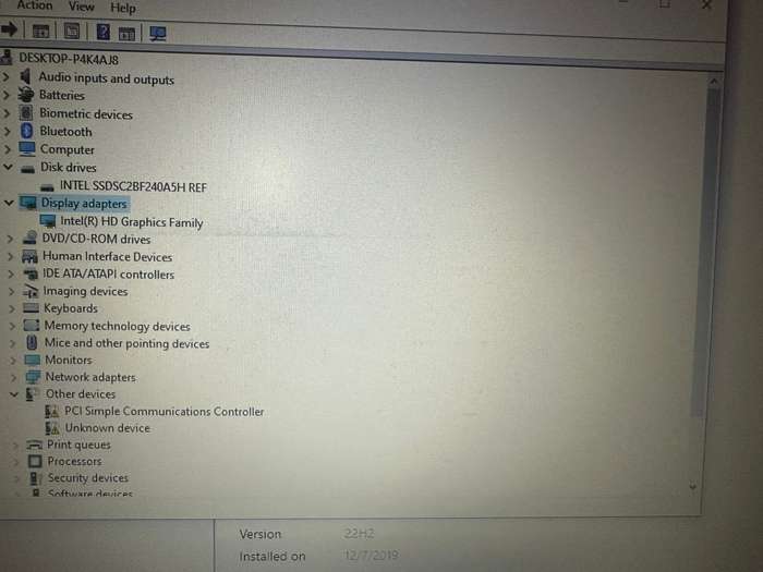HP PROBOOK G1 15.6 1NCH 4GB RAM 240GB SSD