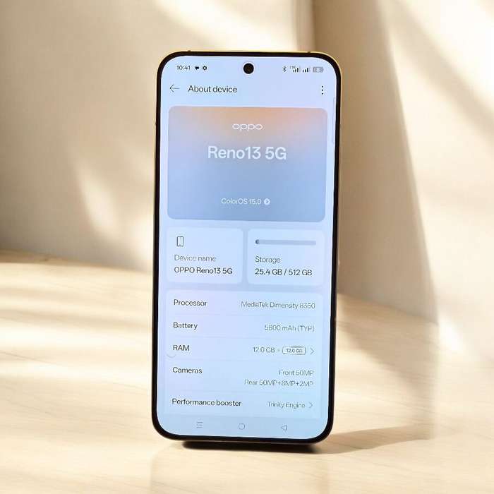 Oppo Reno 13 5G 512GB White Dual Sim Phone