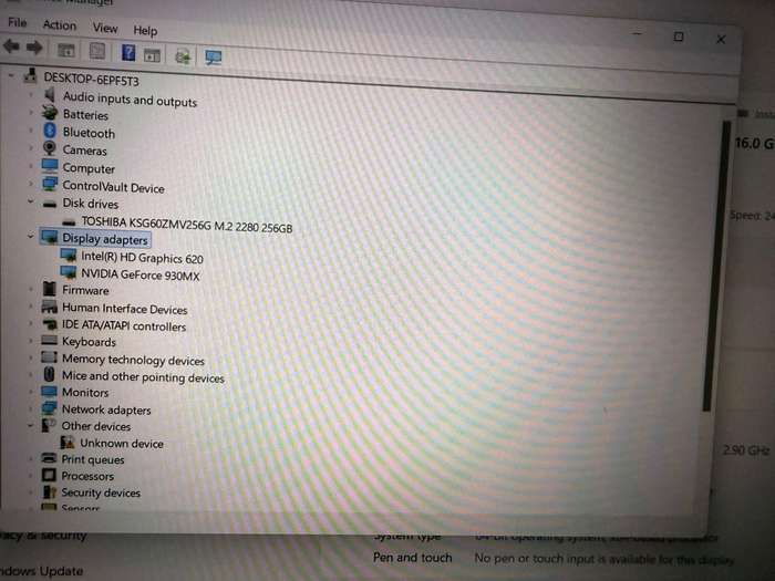Dell Latitude 5580 Core i7 7th gen, 16gb ram 256gb m.2 ssd 15.6`fhd Display lte Nvidia Geforce 930mx