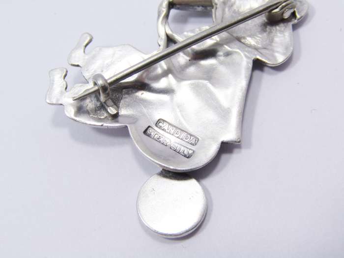 A Gorgeous Candida  Mexican Mariachi Band Brooch in Sterling Silver