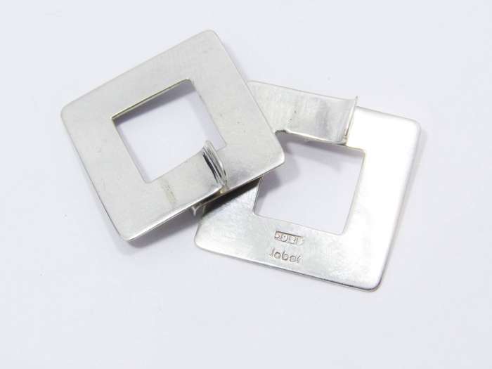 Rare! Designer Kurt Jobst Sterling Silver Earrings