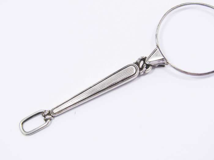 Lovely Antique Silver Lorgnette Glasses