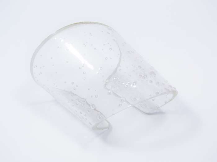 Quirky Acrylic with Bubbles Cuff Bangle