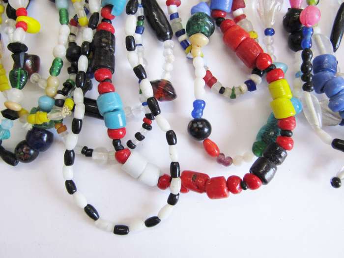 Assortment of Vintage Czech Bohemian Art Glass Beads