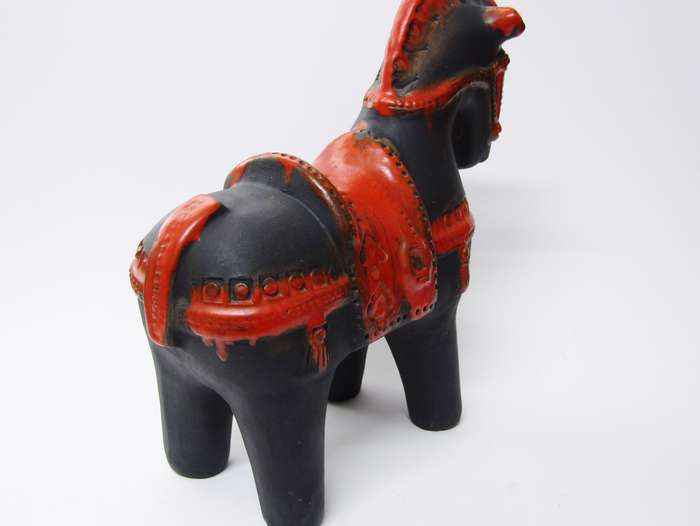 Stunning! Large Aldo Londi (for Bitossi, Italy) Horse