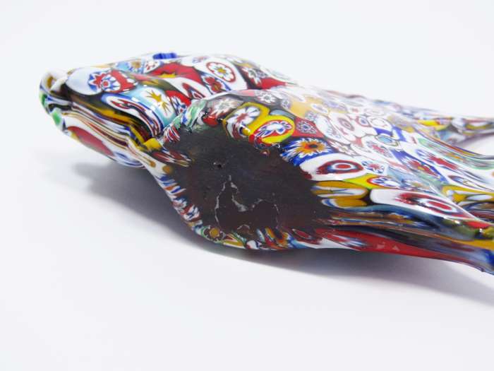 A Stunning Large Vintage Murano Millefiori Fish