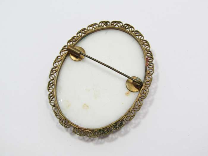 Vintage Czechoslovakian Costume Jewellery Brooch