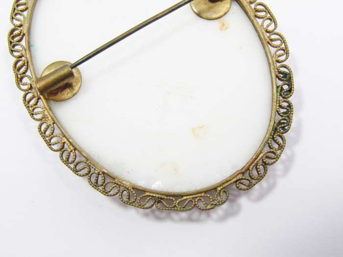 Vintage Czechoslovakian Costume Jewellery Brooch