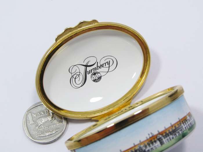 Rare, Halcyon Days "Turnberry Golf Course" Enameled Box