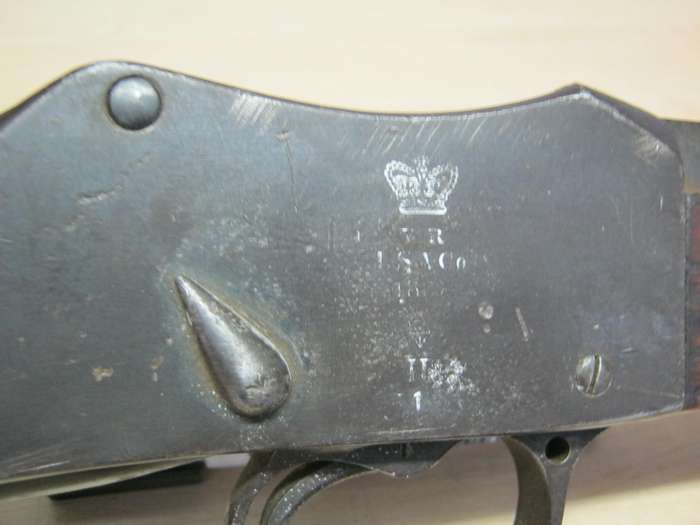 Martini Henry deactivated rifle.