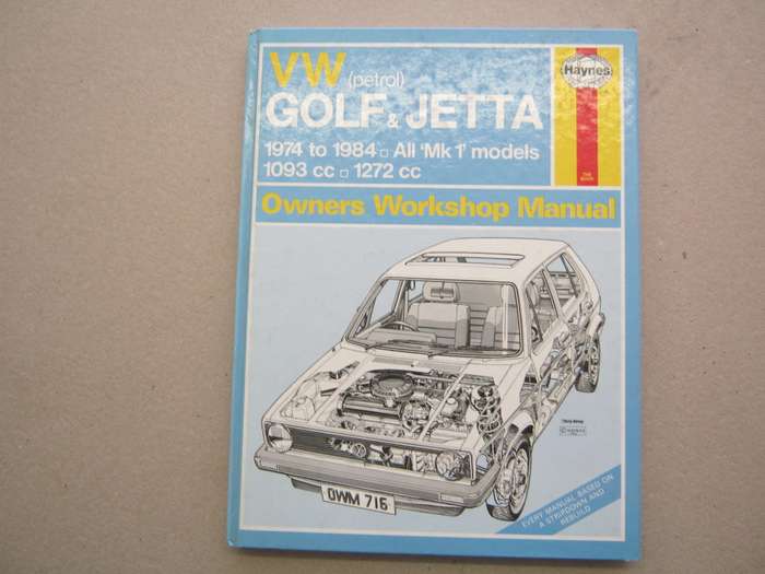Haynes Golf and Jetta manual.