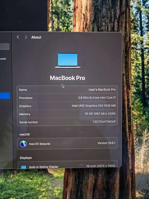 Apple MacBook Pro 16 (2019)  i7 / 16GB RAM / 512GB SSD  Grade A