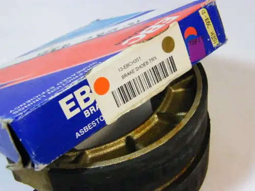 Set of EBC H351 brake shoes for TRX400FW four wheeler