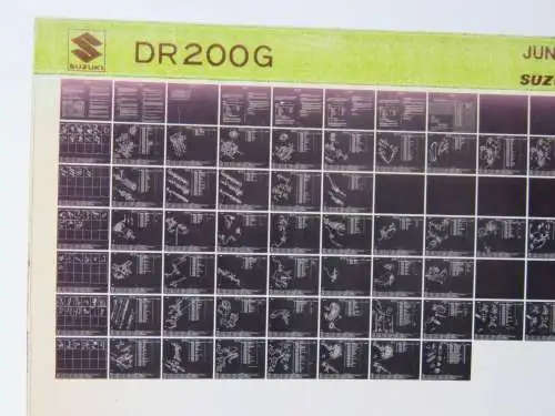 Collection of Suzuki parts Fiche cards