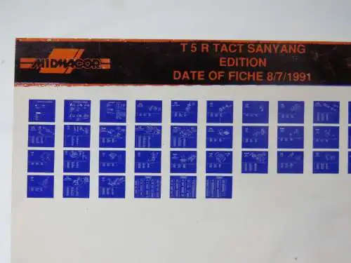 Collection of Honda parts fiche cards - Various models, bikes, outboards, lawnmowers