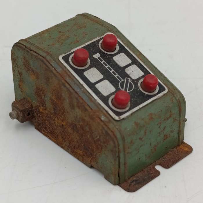 Vintage Fleischmann transformer change over switches and 2 coaches