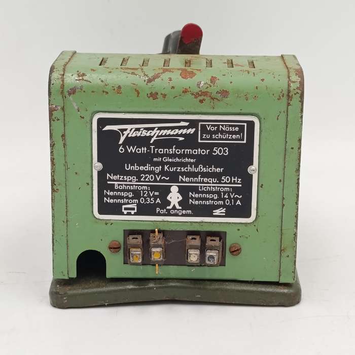 Vintage Fleischmann transformer change over switches and 2 coaches