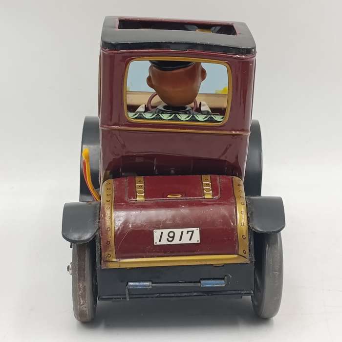 Vintage Grandpa's Classic car battery operated toy in box - drive train faulty