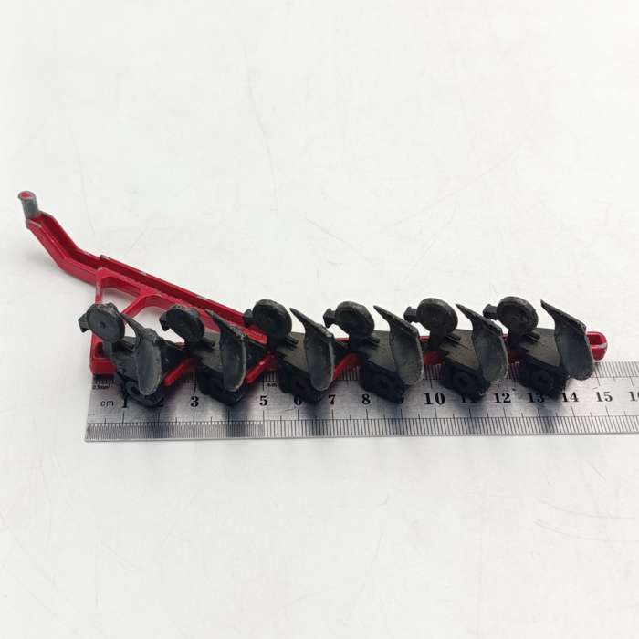 ERTL 6-bottom plough die-cast toy - scale 1/32