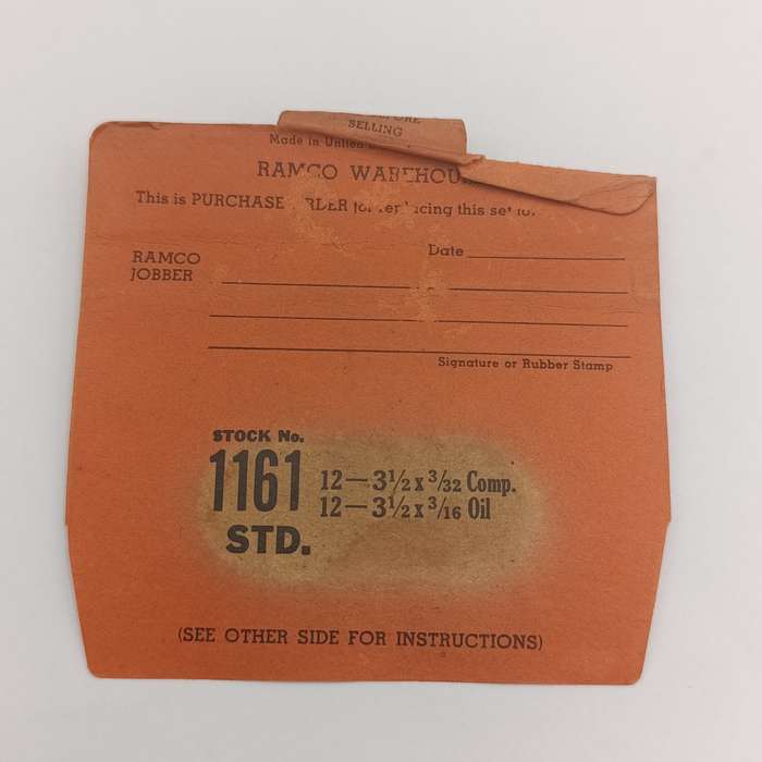 Set of 6 Ramco 10 up 1161 Std piston rings sets for Ford 7.06 V8 engine