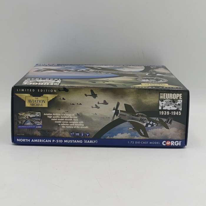 Corgi North American P-51D Mustang US Air Force die-cast plane model in box - scale 1/72