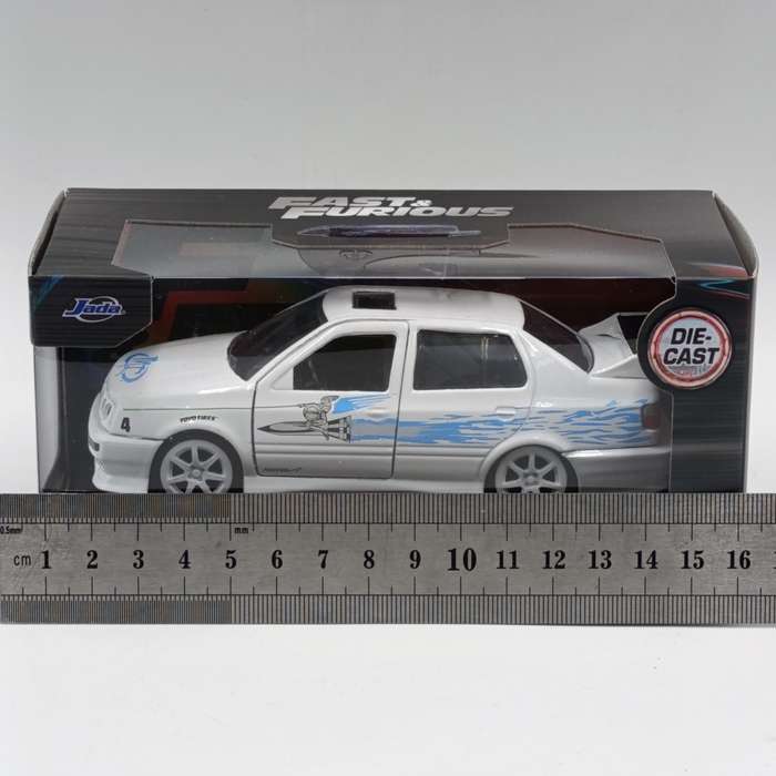 Jada Fast and Furious Volkswagen Jetta die-cast model car in box - scale 1/32