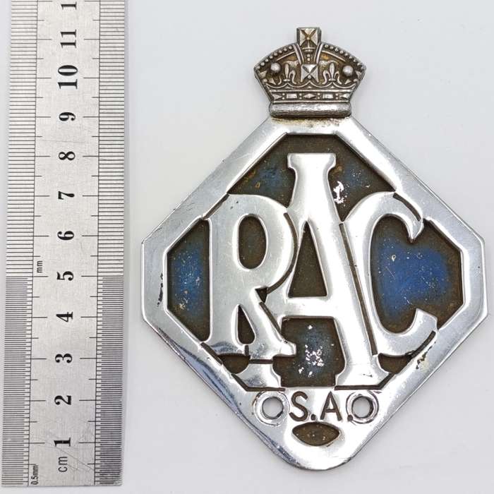 Vintage Royal Automobile Club South Africa #11465 car badge