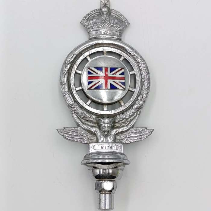 Vintage Royal Automobile Club of South Africa #8178 car mascot badge