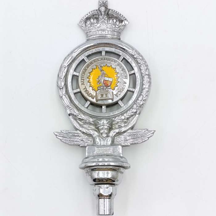 Vintage Royal Automobile Club of South Africa #8178 car mascot badge