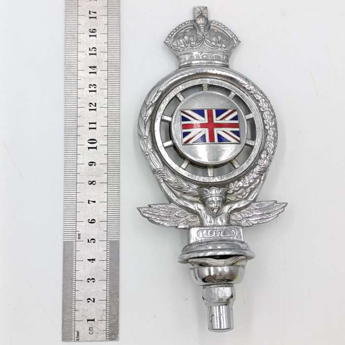 Vintage Royal Automobile Club of South Africa #8178 car mascot badge