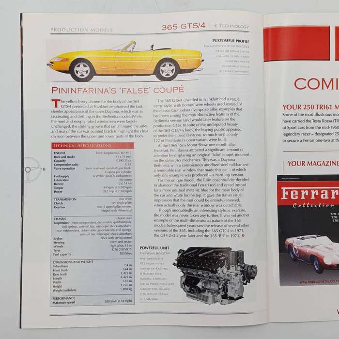 1970 Ferrari 512 M die-cast racing model car - scale 1/43