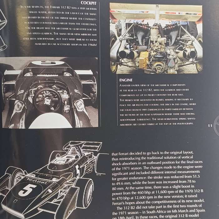 1971 Ferrari F312 B2 Formula 1 die-cast racing model car - scale 1/43