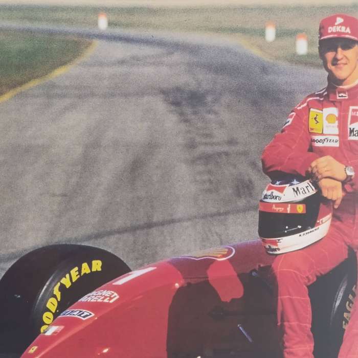 1996 Ferrari F310 Michael Schumacher Formula 1 die-cast racing model car - scale 1/43