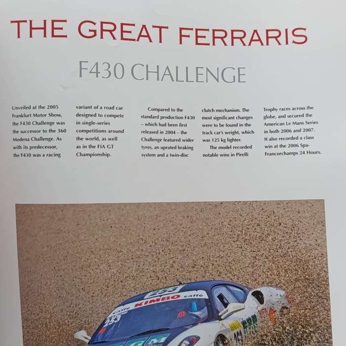 2006 Ferrari F430 Challenge die-cast model car - scale 1/43