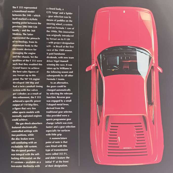 1994 Ferrari F355 Berlinetta die-cast model car - scale 1/43