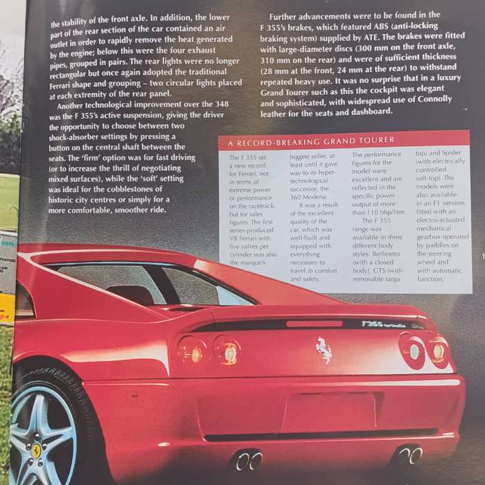 1994 Ferrari F355 Berlinetta die-cast model car - scale 1/43