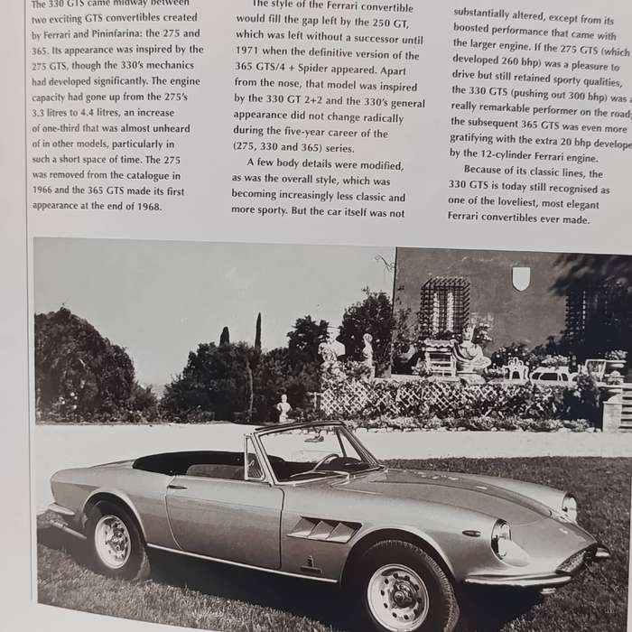 1967 Ferarri 330 GTS die-cast model car - scale 1/43