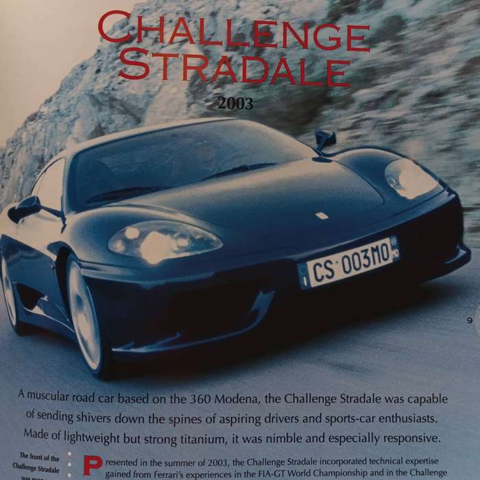 2003 Ferrari Challenge Stradale die-cast model car - scale 1/43