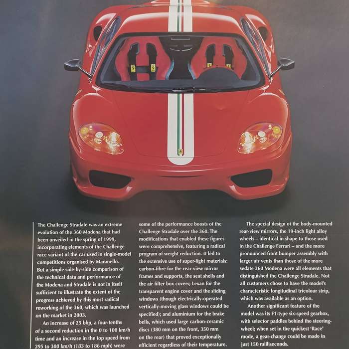 2003 Ferrari Challenge Stradale die-cast model car - scale 1/43